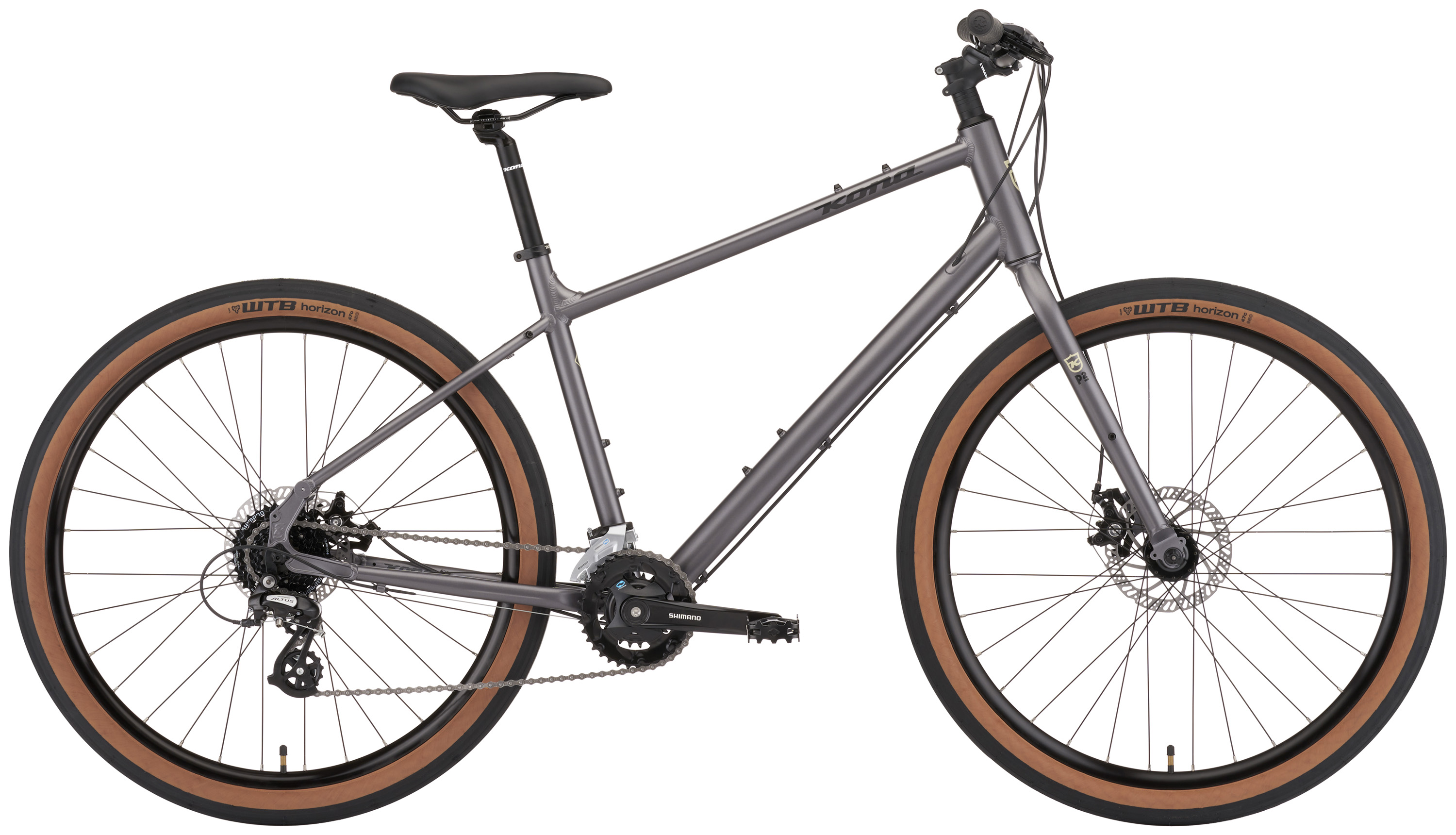 KONA Dew 27.5" ნაცრისფერი Bikes.ge